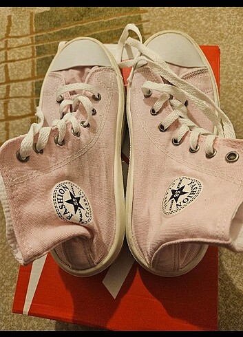 Diğer Pembe boğazlı converse