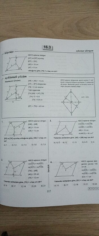  Beden Renk KAREKÖK MPS TYT-AYT GEOMETRİ 2.KİTAP