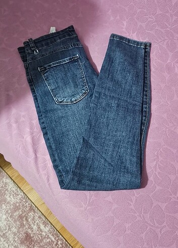 Diğer Mavi kadın kot pantolon