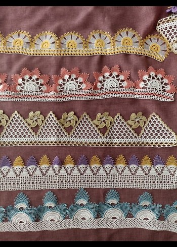 İğne oyası havlu kenarları - Görsel 2