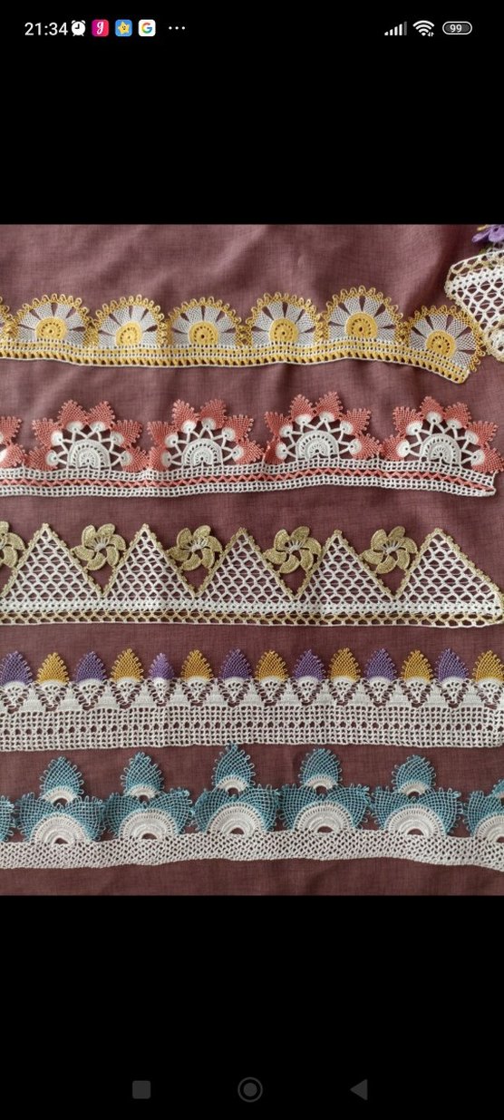 İğne oyası havlu kenarları - Görsel 2