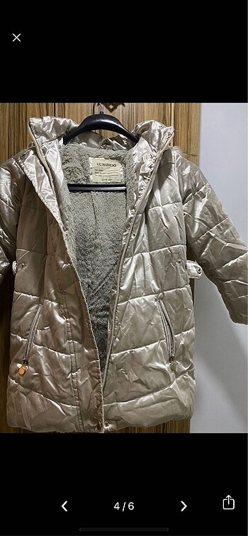 6 Yaş Beden gri Renk Lc waikiki mont