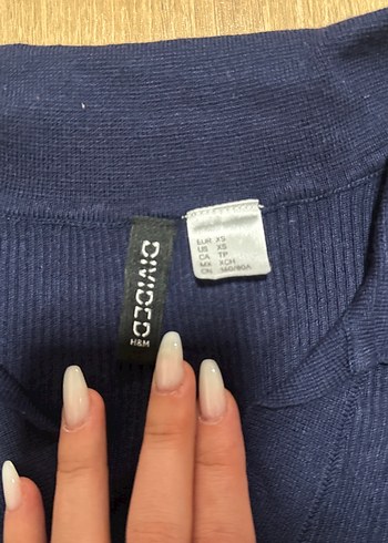 Lacivert Kısa Kollu Polo Tişört - Görsel 2