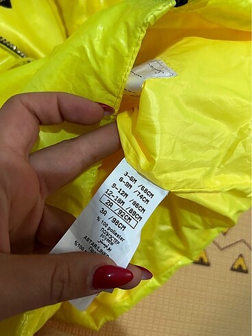 18-24 Ay Beden sarı Renk B&G Store Yağmurluk