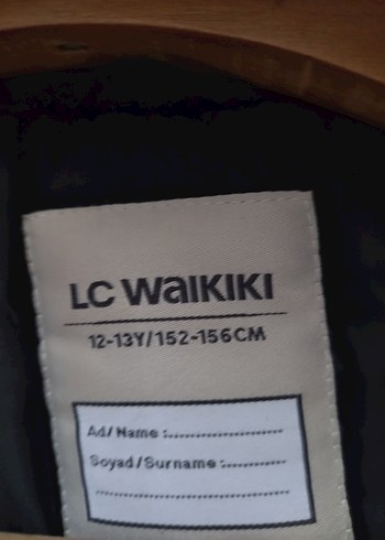 LC Waikiki Siyah Peluş Kadın Mont