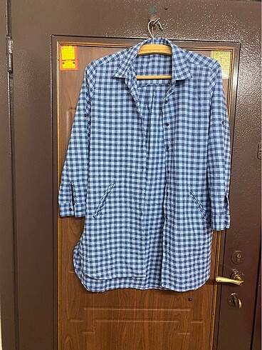 Kadın ekoseli tunik