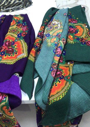 Boncuklu Çok Renkli Bohem Kadın Şal - Görsel 3