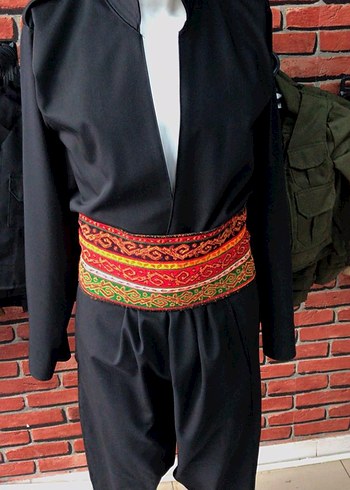 Bohem Etnik Desenli Kemerli erkek Tulum - Görsel 3