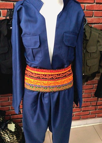 Bohem Etnik Desenli Kemerli erkek Tulum - Görsel 4