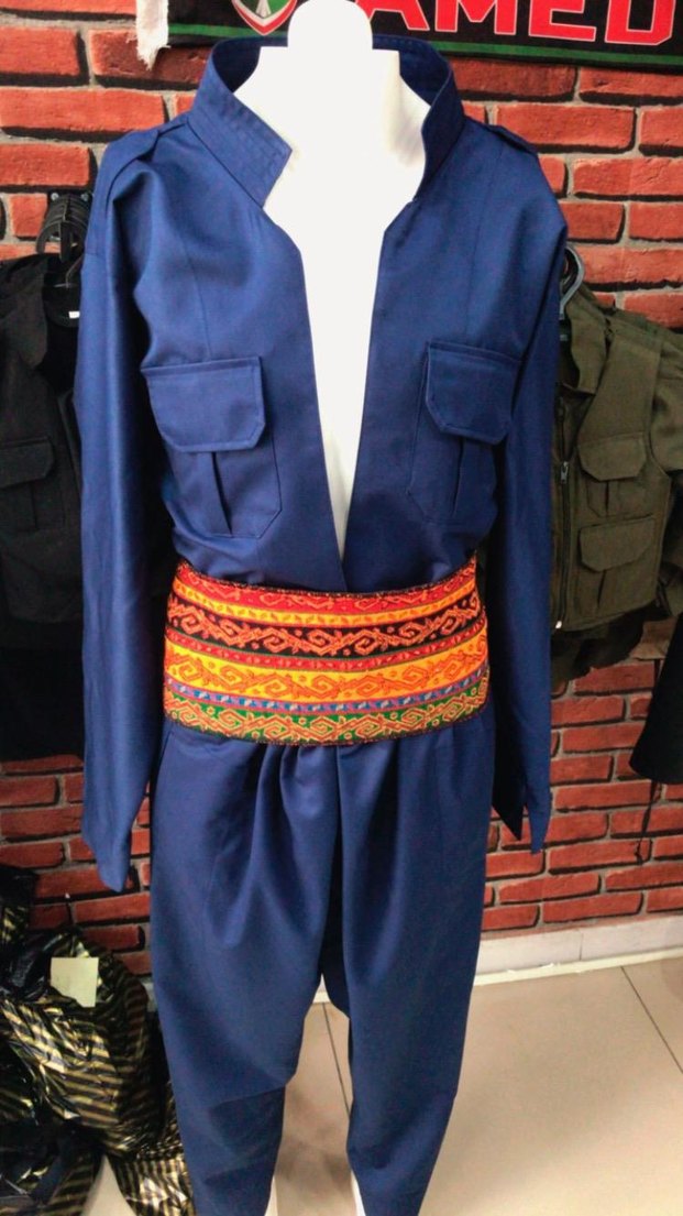 Bohem Etnik Desenli Kemerli erkek Tulum - Görsel 4