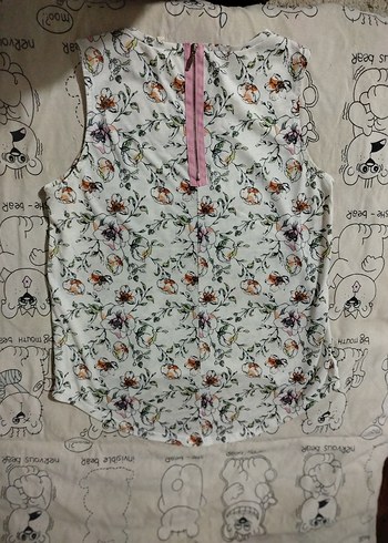 Kadın Çiçekli Bluz - Görsel 3