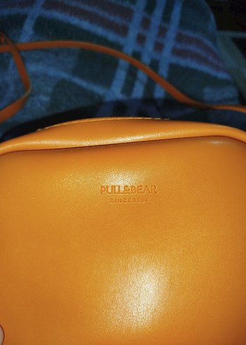 Pull&Bear Turuncu Deri Kadın Çapraz Çanta - Görsel 3