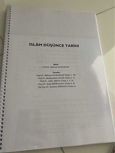 İslam Düşünce Tarihi
