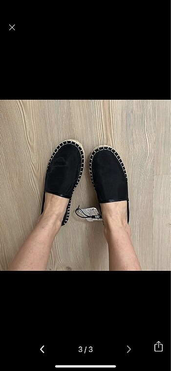 37 Beden Zara file espadril