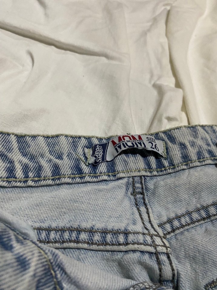 Buz mom jean yırtık pantolon - Görsel 2