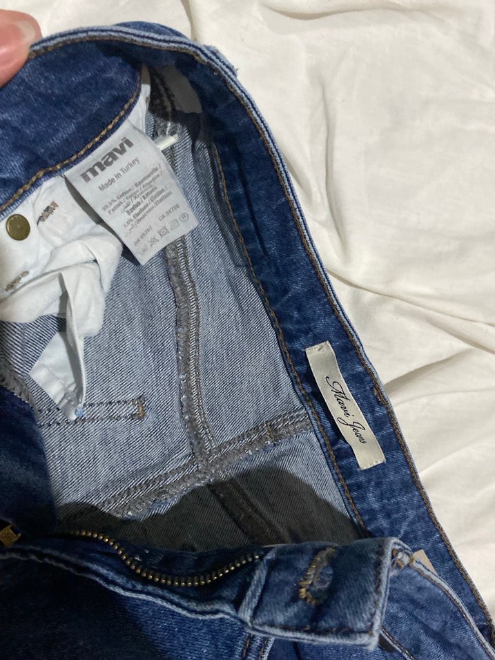 Kadın Mavi Denim Regular Fit  Jean - Görsel 3