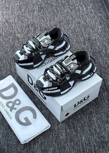 Dolce & Gabbana D G Siyah Beyaz Cocuk Sneaker