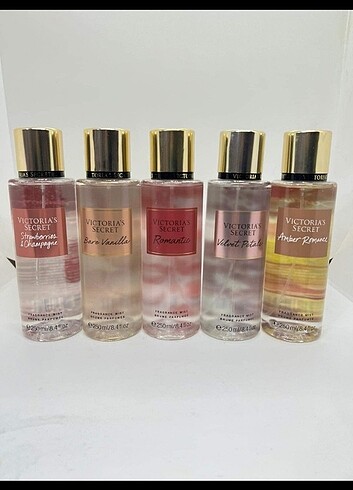 Beden Victoria's secret vücut spreyleri