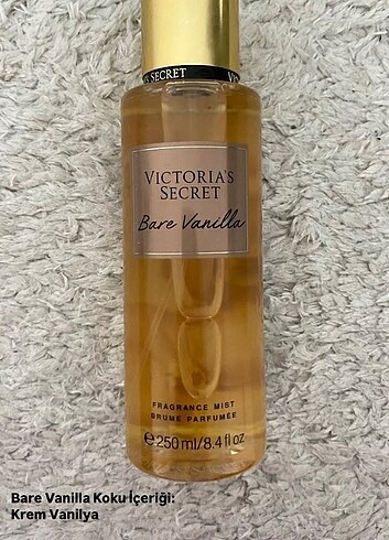 Victoria's secret bare vanilla vücut spreyi 