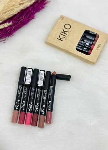 Kiko 6 li Jumbo boy dudak kalemi 