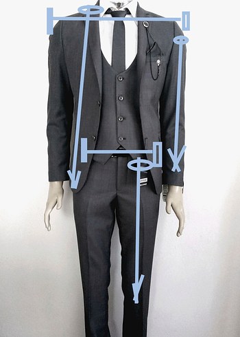 ALTINYILDIZ YÜN (46/6) BEDEN DAR YELEKLİ TK. - Görsel 9