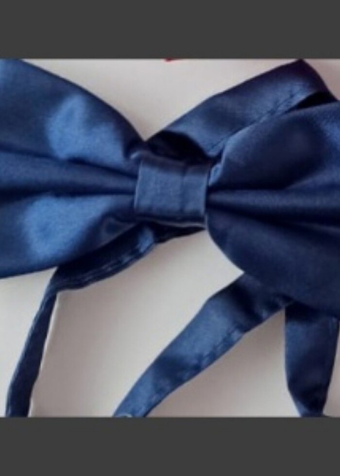 SATEN KUMAŞ PAPYON KRAVAT  - Görsel 2