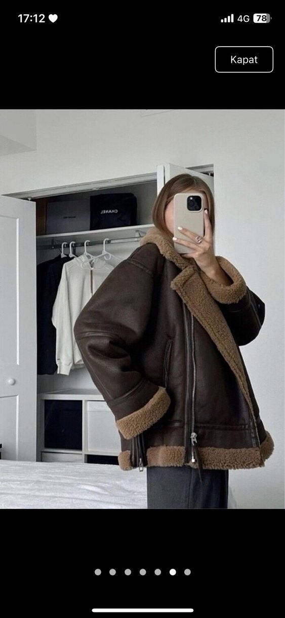 Zara Biker Mont - Görsel 4