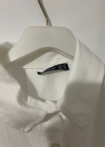 Beyaz Çizgili Gömlek - Görsel 2