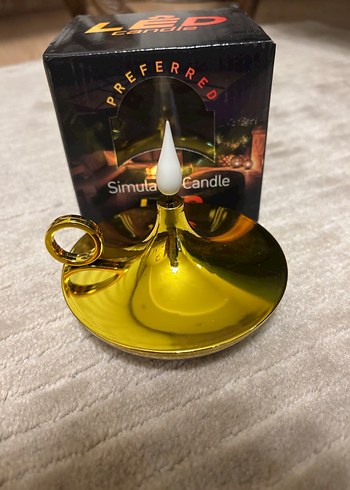 Altın Renkli Dekoratif Mumluk - Görsel 2