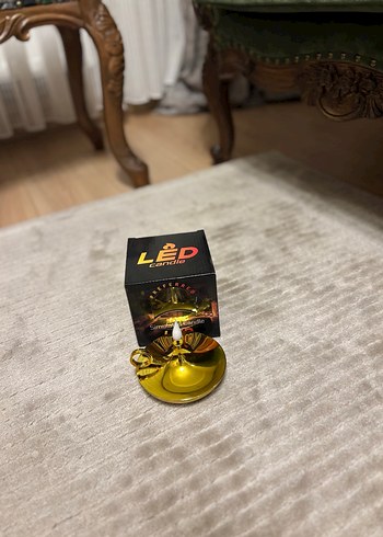 Altın Renkli Dekoratif Mumluk - Görsel 6