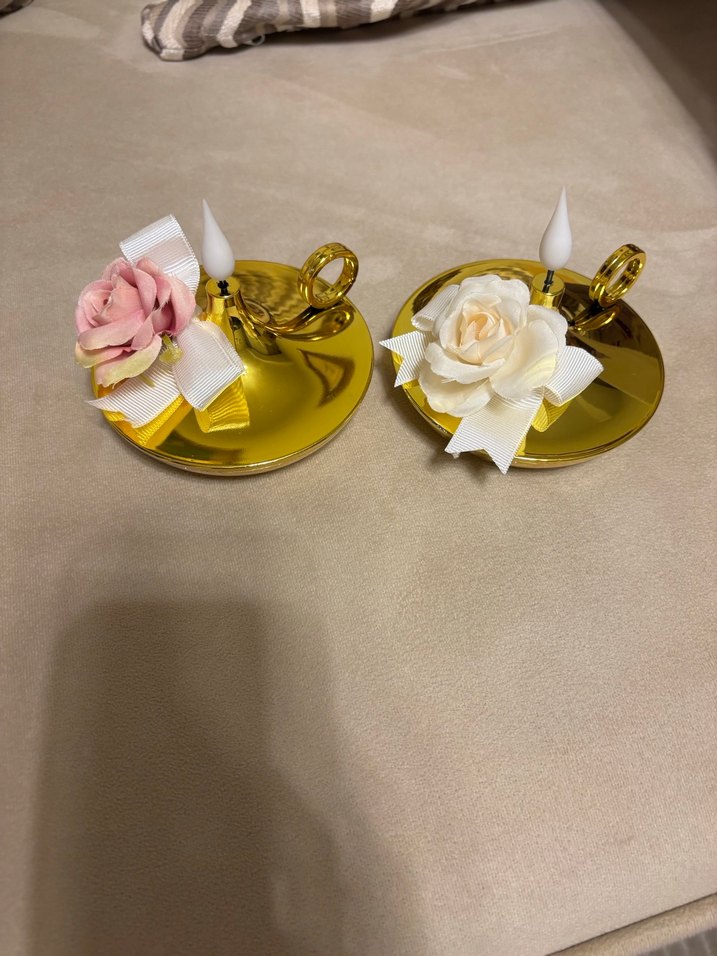 Altın Renkli Dekoratif Mumluk - Görsel 4