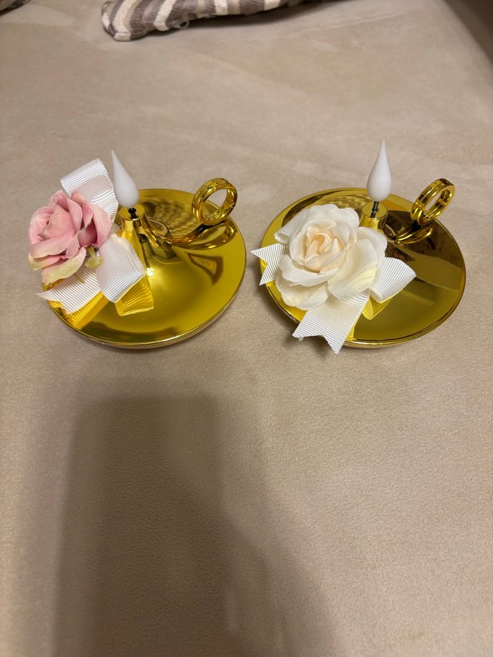 Altın Renkli Dekoratif Mumluk - Görsel 5