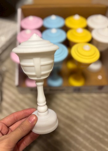 Renkli Kelebek Süslemeli abajur - Görsel 4