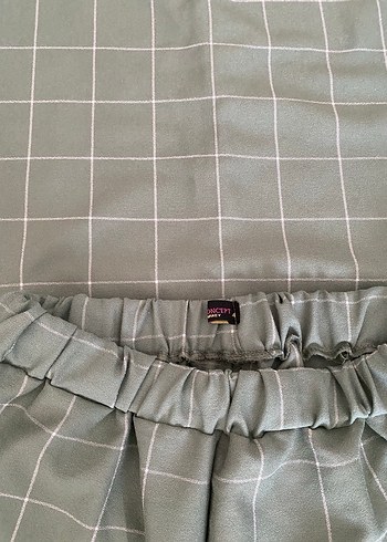 Haki Kareli Hamile Tunik - Görsel 7