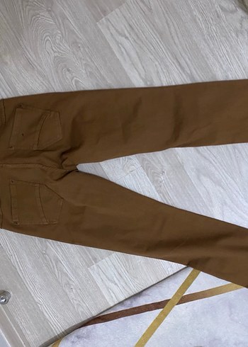 Kahverengi Kadın Pamuk Pantolon - Görsel 2