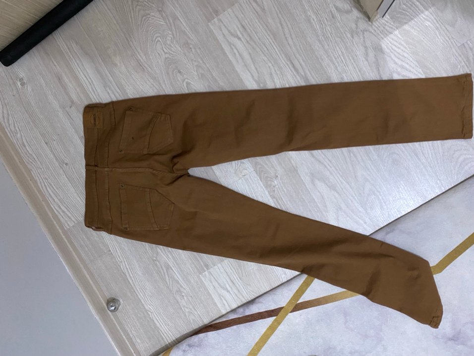 Kahverengi Kadın Pamuk Pantolon - Görsel 2