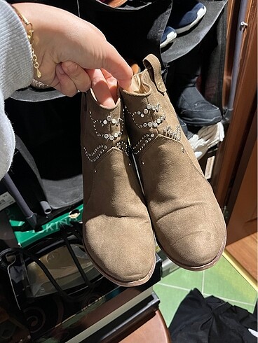 Zara Zımbalı topuklu zara bot