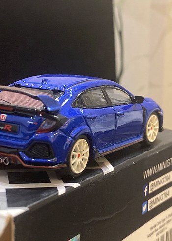Aegean Blue Honda Civic Type R Mini GT