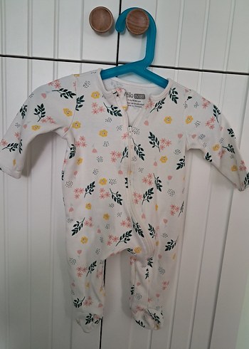 HelloBaby Düğmeli Pembe Bebek Kız Tulum