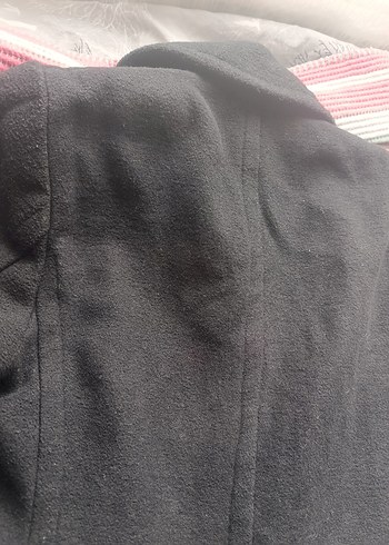 Gri Düğmeli Kadın Midi Kaban - Görsel 8