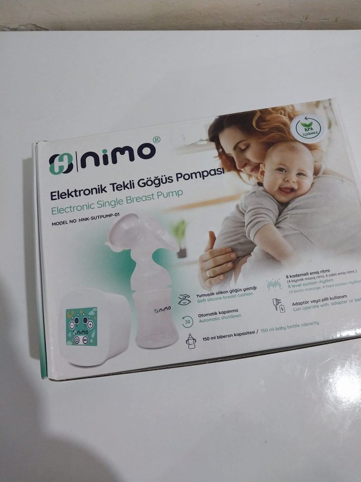 Beyaz Elektrikli Göğüs Pompası - Görsel 2