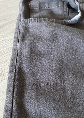 Erkek Çocuk Gri Kemerli  okul Pantolon - Görsel 7