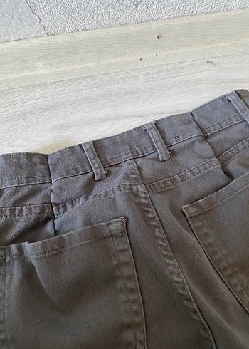 Erkek Çocuk Gri Kemerli  okul Pantolon - Görsel 6