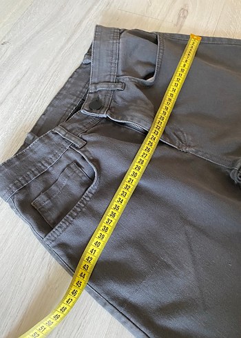 Erkek Çocuk Gri Kemerli  okul Pantolon - Görsel 3