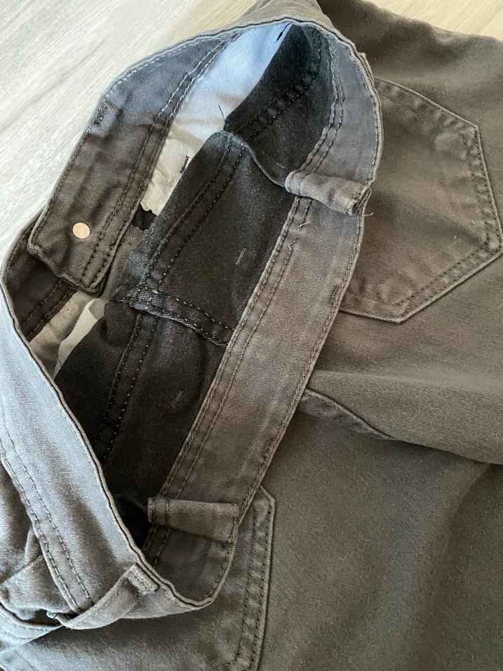 Erkek Çocuk Gri Kemerli  okul Pantolon - Görsel 5