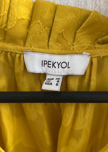 İpekyol
Sarı Dantel Detaylı Bohem Kadın Bluz - Görsel 2