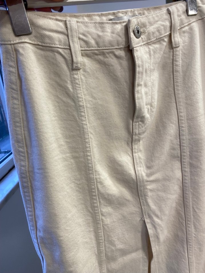 Bej Uzun Piliseli Kadın Etek - Görsel 3