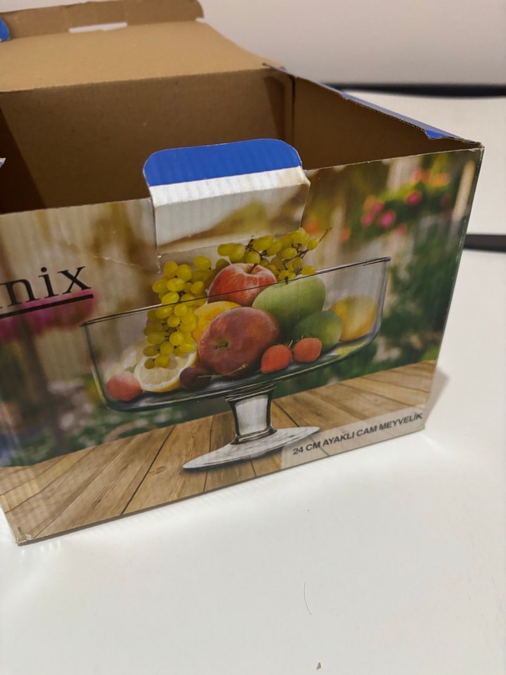 Vinix Cam Kase - Şeffaf, Baskılı Kutulu - Görsel 2