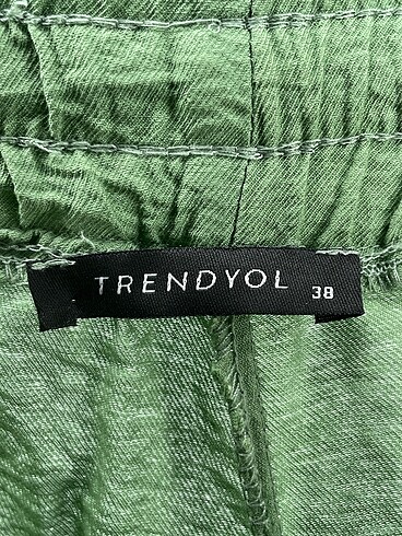 38 Beden yeşil Renk Trendyol & Milla Düz Kesim %70 İndirimli.
