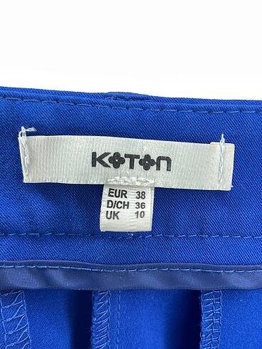 38 Beden lacivert Renk Koton Düz Kesim %70 İndirimli.